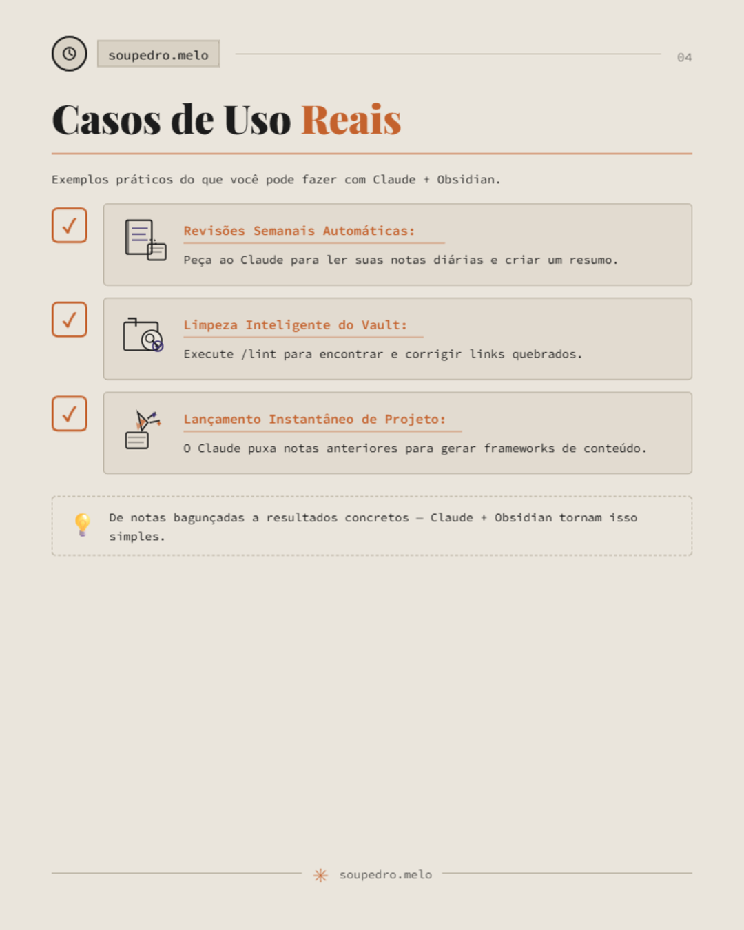 Produtividade — slide 4